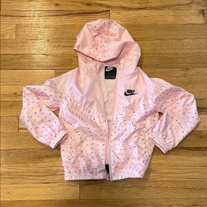 Nike Kids Pink Hooded Jacket